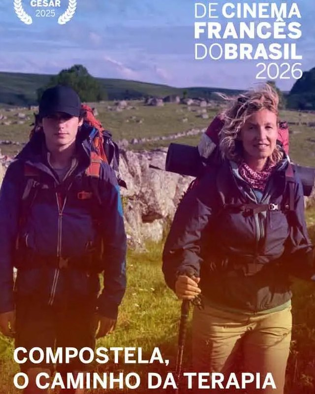 Pôster de Compostela, o Caminho da Terapia