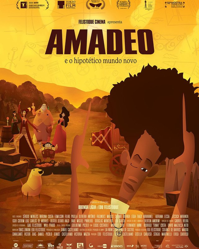 Pôster de Amadeo e o Hipotético Mundo Novo